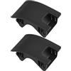 AS Axis Spindleon 2 pezzi Copertura per Slot ISOFIX per Sedile Posteriore Auto L0355523 Compatibile con Nissan Qashqai J11 2014-2022