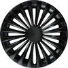 RYELDOM Set 4 Coppe Copriruota Universali 15 Pollici, Copricerchi Auto, Finitura Metallizzata Lucida, Materiale Resistente e Flessibile