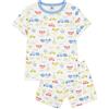 Petit Bateau Pigiama Pantaloncini Bambino in Cotone Stampato Auto