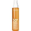 Clarins Spray solare illuminante corpo protezione molto alta spf50+