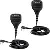 Retevis Microfono per Altoparlante a Distanza, Microfono a Spalla a 2 Pin, Compatibile con Walkie Talkies RT24 RT27 RT28 RT618 Baofeng UV-5R BF-888S Kenwood, Microfono per Altoparlante Radio (2 Pz)