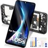 Reparo LCD Schermo per Samsung Galaxy A05s LCD Display per Galaxy A05s Schermo di Ricambio Touch Screen Digitizer Vetro Sensor Assemblaggio SM-A057G SM-A057M SM-A057F (Nero con Cornice, 6,7)