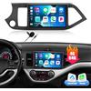 CAMECHO 4G+64G 8-Core CAMECHO Android 15 Autoradio per KIA Picanto TA 2011-2016 con GPS Carplay Android Auto,Schermo da 9 Pollici con DSP RDS Bluetooth Mirror Link