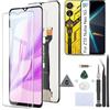 RongZy LCD Display per ZTE Nubia Neo 5G Schermo LCD Touch Screen Assemblea Sostituzione di Vetro Digitalizzatore con Strumenti(Nero)