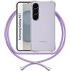 ANFAIRLACE Cover Cordino Compatibile con Samsung Galaxy A57 5G, Viola chiaro