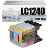 AWDAXC LC1240 25 Ml di Cartucce di Inchiostro, Compatibili per Brother MFC-J5910DW MFC-J6710DW MFC-J6510DW MFC-J6910DW Stampanti Ad Alto Volume di Stampa con Chip 1 Set