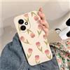 QIODAYI Compatible con Honor 400, Custodia Morbida Silicone con Motivi Rose Tulipani Schermo Intero Cover