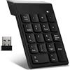 DollaTek Tastiera numerica wireless 18 tasti tastiera portatile per PC portatile compatibile con Win7/8/NT/ME/2000/XP/Vista Win10/Android/linux/ios