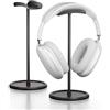 NQQNQQ Supporto per cuffie 【1 confezione】 Supporto per cuffie con vassoio portaoggetti compatibile per AirPods Max, AirPods, AirPods Pro, Beats, Bose e la maggior parte delle cuffie da gioco. Non sono