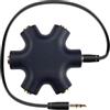 CJMUQHEHH 5 Jack Multi Cuffie Audio Splitter Distributore 3.5mm, Sdoppiatore Jack 3,5 con Cavo 23cm per PC/Telefono/Casse, Adatto per i viaggi e facile da trasportare, Per i telefoni Samsung