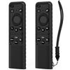 Generico Custodia protettiva in silicone Custodia remota per Solar Cell 2023 TM2360E BN59-01432A TM2361E BN59-01439A Smart TV Remote Anit-Lost Custodia a conchiglia con cordino (Nero)