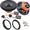 EvoTuning Kit Casse Altoparlanti per Ford Tourneo Custom dal 2012 al 2023 Anteriori compatibile con Hertz Dsk 165.3 Set 2 Woofer 2 Tweeter 2 Anelli Adattatori 2 Connettori (No Plug and Play)