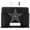Enwye Mensola Per Router, Supporto Per Ripetitore Da Parete, Piccolo Ripiano Per Proiettore, Vassoio Per Router, Supporto Per TV Box, Resistente Lega Di Alluminio Nera