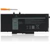 KingSener 3HWPP 10X1J - Batteria per PC portatile Dell Latitude 14 5401 5411 15 5501 5511 Precision 3541 3551 Serie 3HWPP 03HWPP 10X1J N2NLL 1VY7F 01VY7F 3YNXXM 451-BCMN 4 15,2 V. 68 Wh/4250 mAh