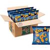 APERI SNACK Aperisnack® - AP03.041.03 Box 36 pz - Loops Anelli al gusto pizza 22g x 36 pz, Patatine, chips di mais in Monoporzione, senza glutine e non fritti, ideali per aperitivi e merenda, adulti e bambini