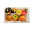 Torronificio Nitro | Frutta Martorana Siciliana Artigianale | Lavorata a Mano con Pasta di Mandorle | Dolce Tipico Siciliano | Idea Regalo Gastronomica | Senza Glutine | Cassettina in Legno da 500g