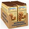 Generico 9 Confezioni Merendine Fisarmoniche 264g (8 Pezzi) - Dolce da Inzuppo con 8 Cereali e Crema al Malto d'Orzo e Cacao, -35% Zuccheri, Senza Olio di Palma, Totale 72 Merendine