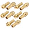 Generic New Lon0167 Dado del collare del cambiamento di Qucik di ottone di 10pcs 1.6mm per l'attrezzo rotatorio di potere(10 stücke 1,6mm Durchmesser Messing Qucik Ändern Spannmutter für Elektrowerkzeug