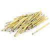 Generic NEW LON0167 50 Pcs P100-T2 1.5mm Punta a punta con punta a scalpello, lunghezza 33,3mm(50 Stück P100-T2 1,5 mm Meißelspitze Federsonden Pin 33,3 mm Länge