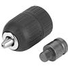 Generic Mandrino per Trapano di Alta qualità da 2-13 Mm, Design Senza Chiave, con Adattatore per Mandrino da 1/2 per Conversione con Avvitatore a Percussione, Metallo Resistente