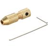 BWXAHRE Chiave for mandrino for trapano con foro for albero da 2,0 mm, dispositivo di fissaggio for utensile elettrico con morsetto for albero motore mini(2.5-3.2mm)