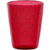 Zani Serafino Memento Synth Bicchiere da Acqua in Metacrilato Light Red
