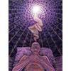 JWJQTLD Stampa su Tela Trippy Alex Grey Abstract Wall Art Canvas Painting Poster E Stampa di Immagini Soggiorno Decorazione Home Decor ， Regalo di Natale Regalo di Festa, 40X50Cm Senza Cornice