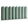 Muralo Pannelli Imbottiti per Pareti in Velluto Magic Velvet 30x60 cm - Cuscino da Parete Decorativo, Design Moderno e di Lusso per Camera da Letto e Soggiorno - Menta