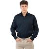 Ingram Camicia Uomo Regular Cotone Elasticizzato 2K148, Blu 42