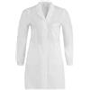 GIBLOR'S - Camice Isotta da Donna per Infermiere, Medico, Dottore, Sanitario, Laboratorio, in Cotone Elasticizzato, colore Bianco, disponibile in diverse taglie (S)