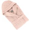 Somma 1867 Accappatoio in Spugna con Cappuccio Somma Art. Origami (Rosa Incanto 113) (XS)