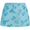 LTZYLS Gonna a paillettes da donna, a vita bassa Y2K Gonna estiva con perle e strass, blu, S