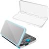 Zhixteu Custodia Trasparente per New 2DS XL LL, Guscio Rigido Cristallino, custodia protettiva per Console di Gioco, Cover Protettiva Completa