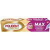 Polident Max fissazione + Comfort Crema fissante, per protesi dentarie parziali o complete, insapore e colorante artificiale, 40 g