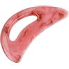 Cozlly Massaggiatore Guasha, Pietra Gua Sha Rosa, Gua Sha Viso con Manico, Strumento per Massaggio Cellulite, Drenaggio Linfatico per Gambe, Schiena, Viso, Corpo, Collo, Sollievo Dolore