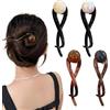 Guyode 4 Pezzi Banana Clip Capelli, Fermaglio Capelli Donna con Perle, Eleganti Barrettes Fermacapelli Donnas, Twist Vintage Pinza Capelli Donna, Gioielli per Capelli da Donna Fermaglio Antiscivolo