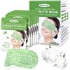 BeMyLady Maschera per occhi riscaldante, 16 pezzi Steam Eye Mask, maschere usa e getta per occhi secchi, gonfiore degli occhi e chicchi d'orzo, set regalo per aereo e famiglia