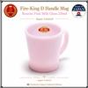 Fire King Tazza Fire-King manico D rosaite vetro latte 230 ml Japan Limited