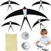 Generico Mobile Adulti | Set 5 Rondini Volanti Realistiche - Decorazione Casa Fai-da-Te Appeso Artigianale Camera Bambini Regalo Creativo Originale Fantasia Murale Finestra Giocoso Elegante Durevole