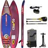 Coasto - Sup Stand Up Paddle Gonfiabile Coasto Regent Odyssey 11'8 - PB-CODYSSEY118 - Paddle in Dropstitch Woven con pacchetto pagaia, leash, pompa e borsa per il trasporto - 365 l - 355 x 86 x 15 cm