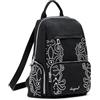 Desigual zaino per il tempo libero Chester Poker Face Mini Backpack Black nero