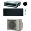 Daikin Climatizzatore GARANZIA ITALIA Canalizzabile Serie FDXM-F9 + Daikin Stylish New Total Black Wi-Fi R32 Dual Split Inverter 12000 + 18000 BTU con U.E. 2MXM68A9 Classe A+++/A++