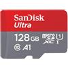 SanDisk B0B7NTY2S6 Micro SD Ultra Mobile 128GB Grigio Rosso