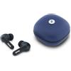 BMW Cuffie Bluetooth Tws Bmw Leather Metal Logo Enc Blu navy