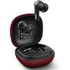 BMW Cuffie Bluetooth Tws Bmw Leather Metal Logo Enc Rosso
