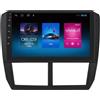 Happiq Autoradio con Bluetooth e CarPlay per Subaru Forester 3SH e Impreza (2007-2013) - Compatibile con Apple e Android - Impianto stereo con sistema di navigazione - Memoria da 1 GB/16 GB
