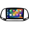 Happiq Autoradio con Bluetooth e CarPlay per Fiat Doblo (2015-2019) - compatibile con Apple e Android - impianto stereo con sistema di navigazione - 2 GB di RAM, 64 GB di memoria