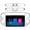 Happiq Autoradio con Bluetooth e CarPlay per VW Tiguan 1 NF (2006-2016) - Compatibile con Apple e Android - Impianto stereo con sistema di navigazione - 1 GB di RAM, 16 GB di memoria