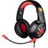 Konix Cuffie da gioco con cavo Konix Stranger Things, circumaurali, compatibili con PC, PS5, Switch 2, Xbox, microfono, cavo da 1,5 m