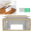 OEM Supporto per router di rete per router Starlink Gen 3 - Kit di montaggio per router mesh e fusibile V3 con adattatore Ethernet - Supporto a parete per Dishy standard ad alte prestazioni.